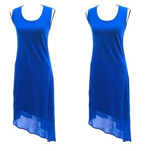 Tommy Bahama asymmetric Maxi dress XS